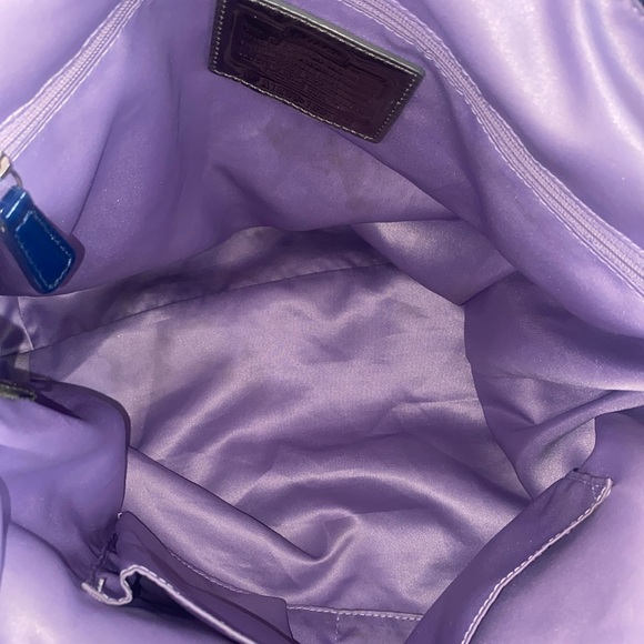 COACH POPPY BLUE DENIM! EUC! - Picture 4 of 17